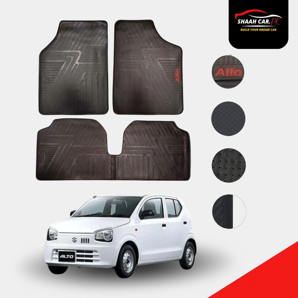 Add a heading (3) SUZUKI Alto 2014 2025 PRESENT LATEX RUBBER CAR FLOOR MAT - Image 1