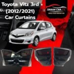 Toyota Vitz 3r (2012/2021) Retractable Car Curtains