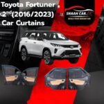 Toyota Fortuner 2nd  (2016/2023)Retractable Car Curtains