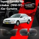 Toyota Corolla 7th Indus (1991-1997) Retractable Car Curtains