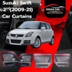 Suzuki Swift 2nd  (2009/2021) Retractable Car Curtains