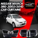Nissan March 3rd 2002/2010 Retractable Car Curtains