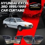 HYUNDAI Excel 3rd 1995/1999 Retractable Car Curtains