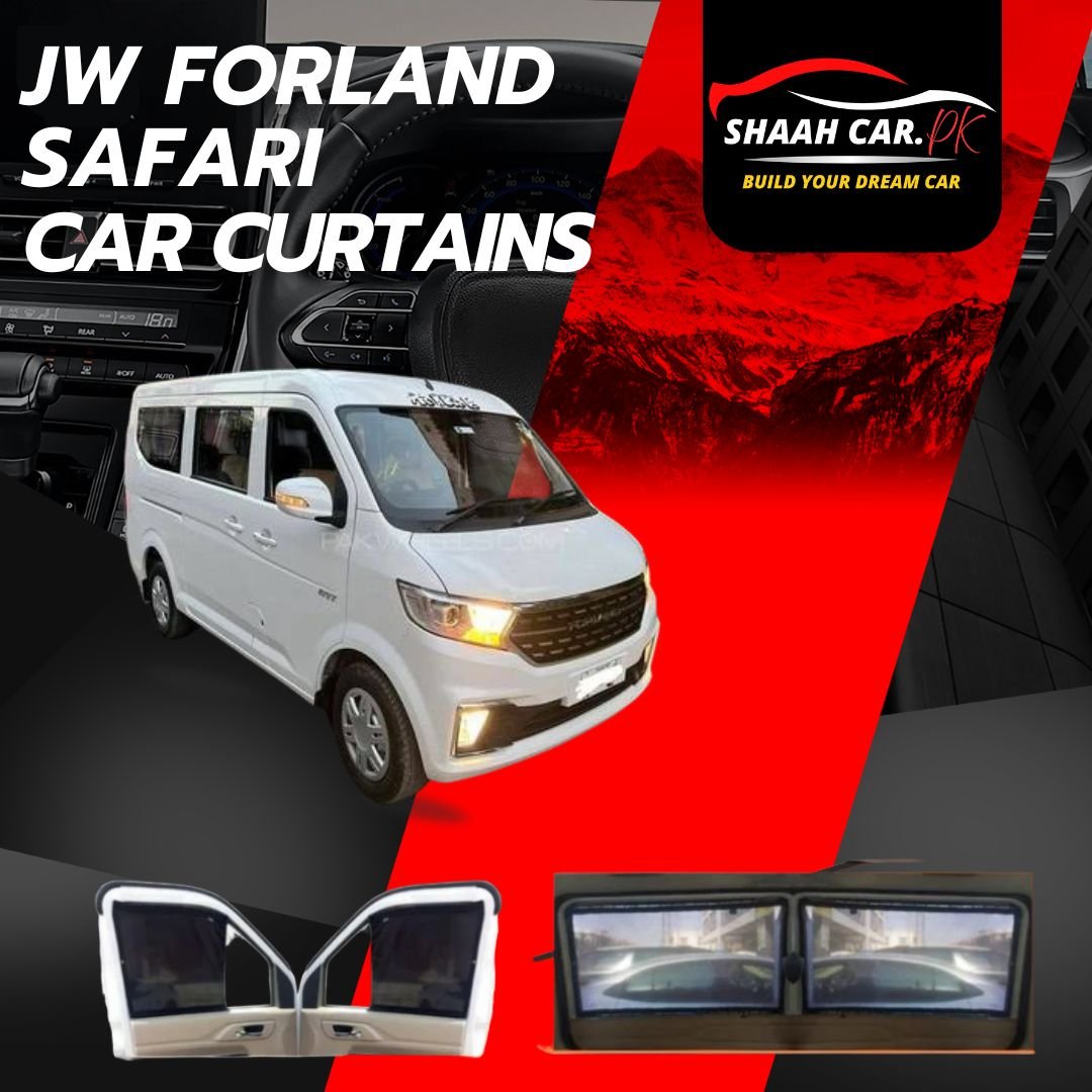 Orange Black and White Photo Cars For Men Instagram Post (19) JW Forland Safari Car Curtains 6 Windows - Image 1