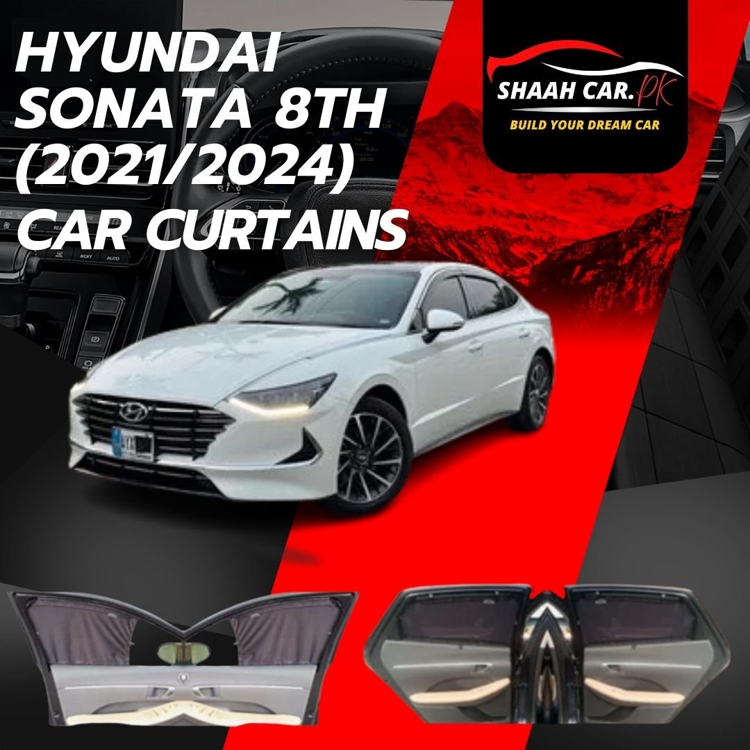 Orange Black and White Photo Cars For Men Instagram Post (20) Hyundai Sonata 8th Full Car Curtains (2021/2024) - Image 1