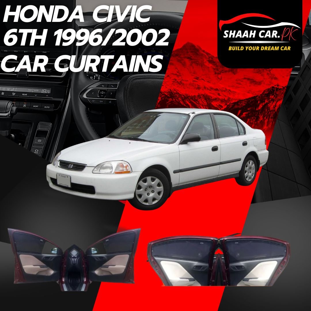 Orange Black and White Photo Cars For Men Instagram Post - 2025-10-11T045418.468 HONDA Civic 6th 1996/2002 Car curtains - Image 1