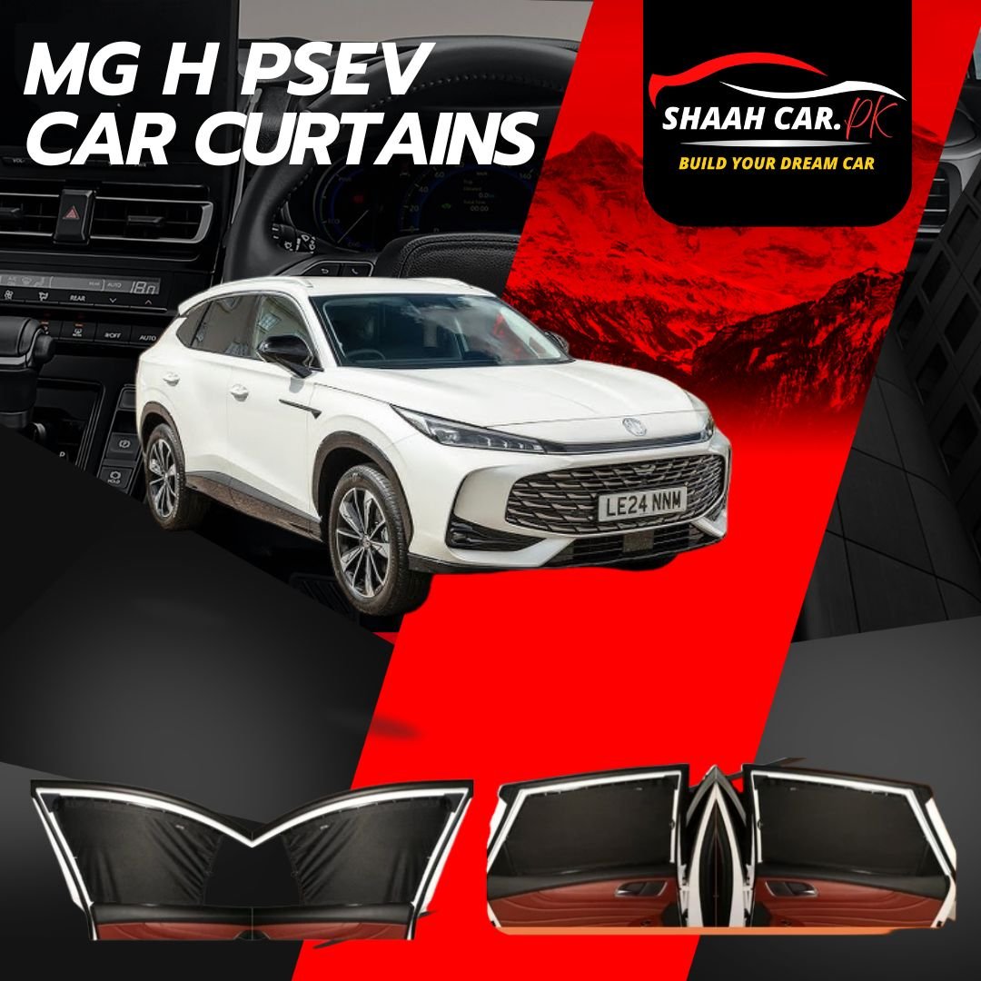 Orange Black and White Photo Cars For Men Instagram Post (48) Mg HS PSEV Car Curtains - Image 1