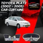 Toyota Platz (2002 - 2005) Retractable Car Curtains