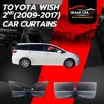 Toyota Wish 2nd  (2009-2017) Retractable Car Curtains