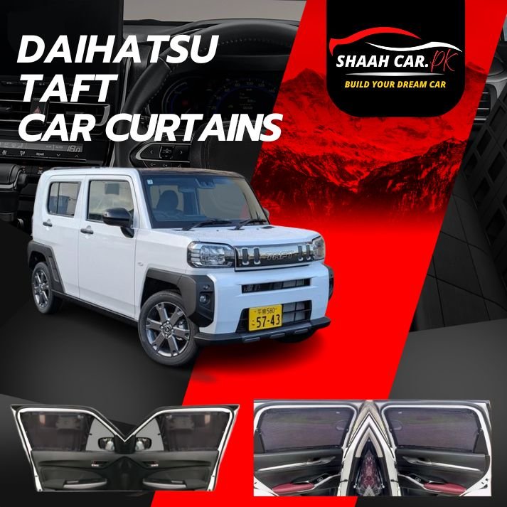 Orange Black and White Photo Cars For Men Instagram Post (713 x 713 px) (5) Daihatsu TAFT Car Curtains - Image 1