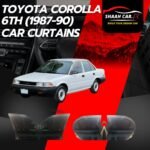 TOYOTA Corolla 6th (sedan) 1987/1990 Retractable Car Curtains