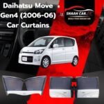Daihatsu Move Gen4th (2006 - 2010) Retractable Car Curtains