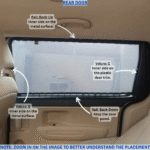Kia Carnival 1st  (2018/2021) 4 Windows Retractable Car Curtains - Image 8