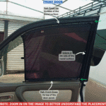 Toyota Land Cruiser J100  (1998/2007) Retractable Car Curtains - Image 3