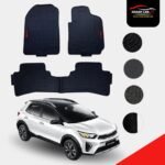 Kia Stonic Latex Imported Rubber Floor Mats Black 2021-22