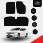 Honda City 2009-2020 Carpet Floor Mats Black