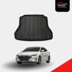 Hyundai Elantra 2021 Car Trunk Mat Eva Material  Black Elantra Logo 01 Pc/Set