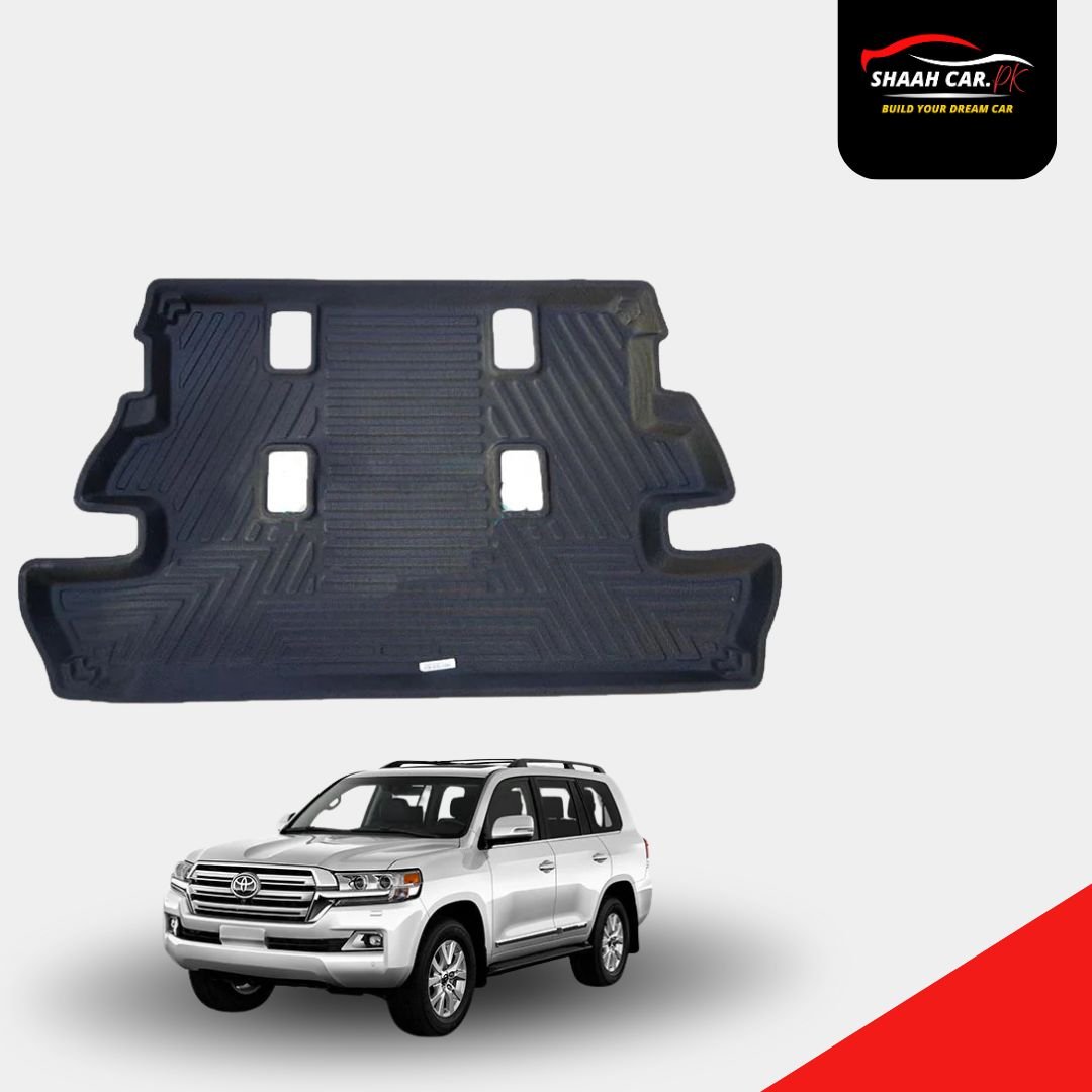Untitled design - 2025-10-05T033541.649 Toyota Landcruiser Fj-200 2016 Car Trunk Mat Pvc Material Black 01 Pc/Set - Image 1