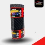 Sogo Universal Car Grass Floor Mats In Roll Custom Fitting Premium Quality - Grey & Black