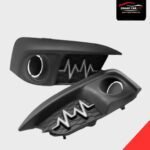 Honda Civic Fog Lamps Lights DRL Cover Heartbeat Style - Model 2016-2021 - Image 2