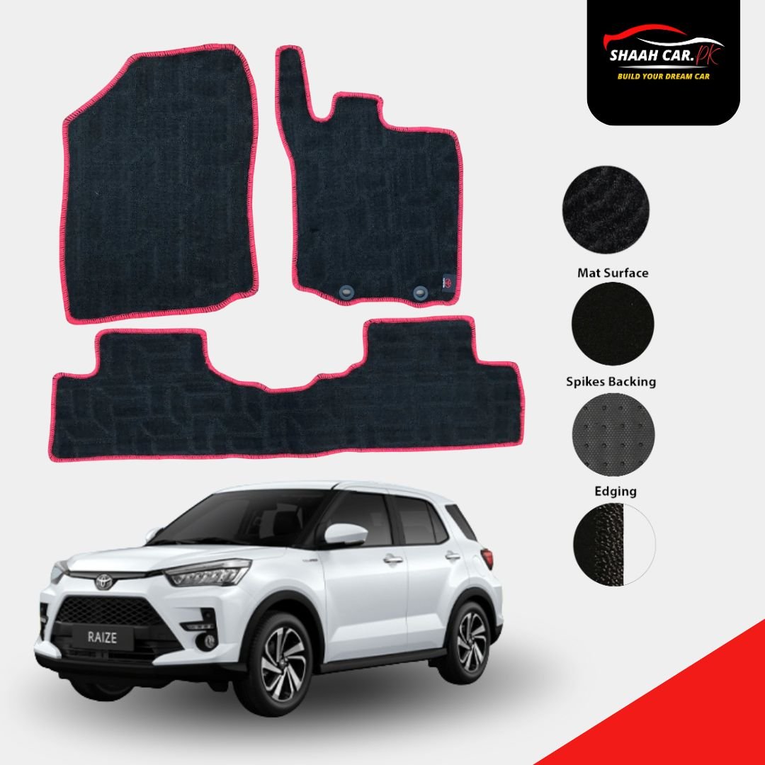 Untitled design (28) Toyota Raize (2024–2025) Carpet Car Floor Mat - Image 1