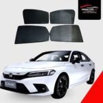 Civic 2022 Folding Fix Side Car Curtain by SHAAH CAR