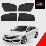 Civic 2016 Folding Fix Side Car Curtain by SHAAH CAR