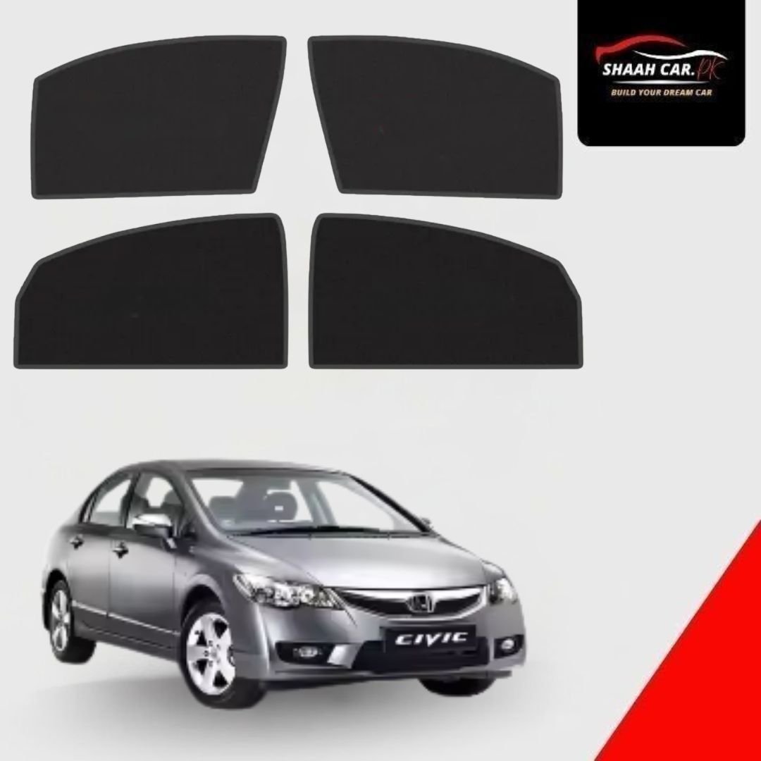 Lancer Folding Fix Side Car Curtain by SHAAH CAR (50) Civic 2012 Folding Fix Side Car Curtain by SHAAH CAR - Image 1