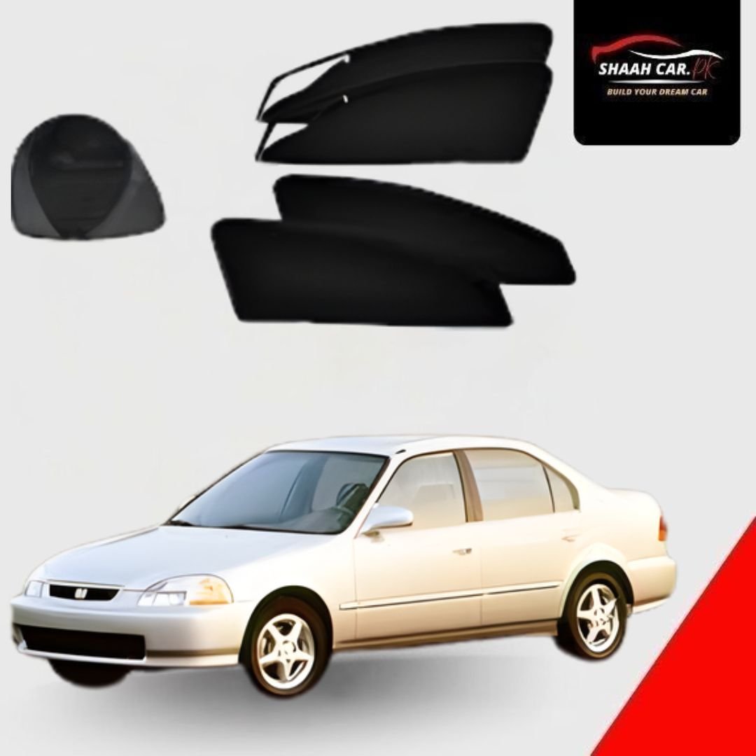 Lancer Folding Fix Side Car Curtain by SHAAH CAR (54) Civic 1996 Folding Fix Side Car Curtain by SHAAH CAR - Image 1