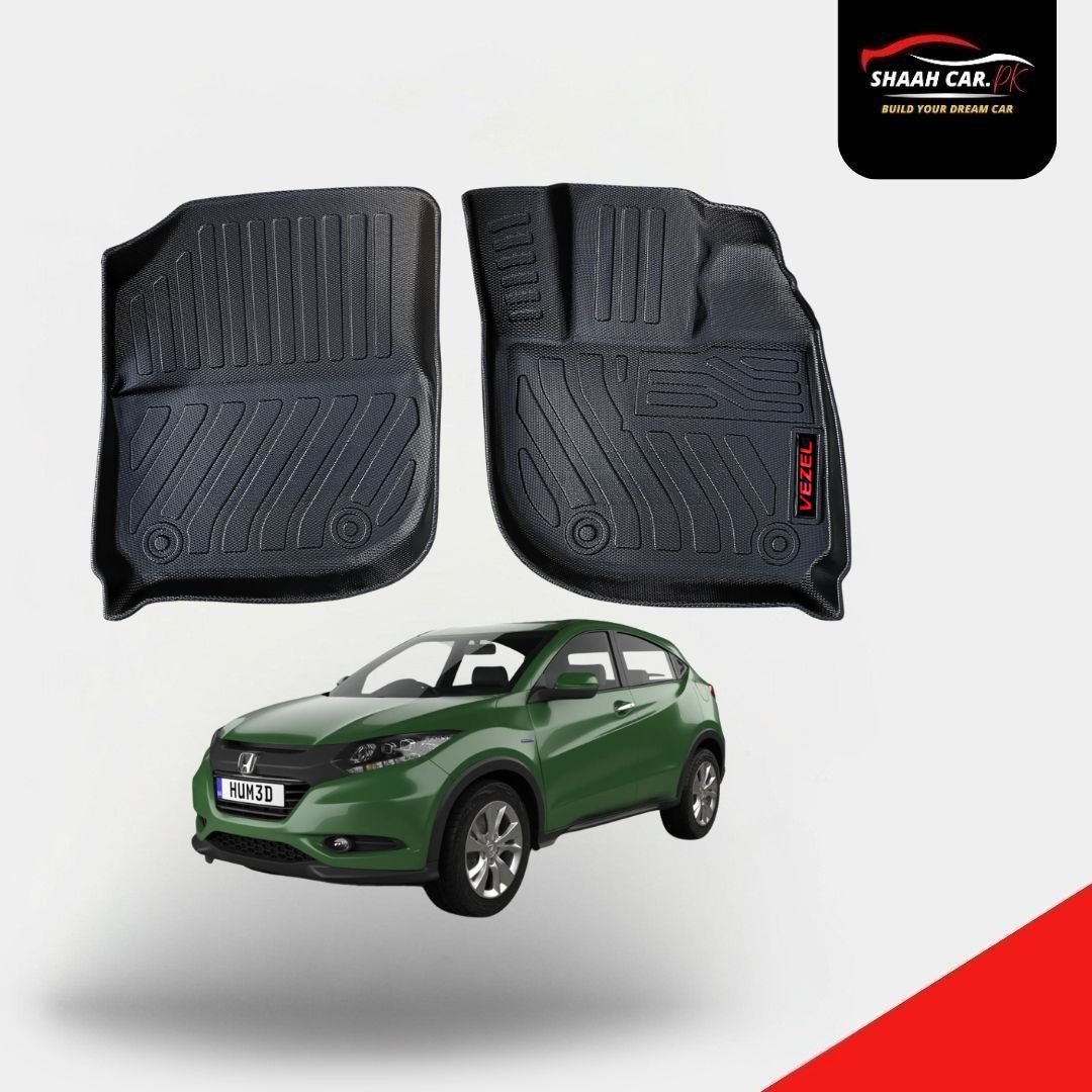 Untitled design - 2025-11-02T170749.380 HONDA VEZEL 9D TPE PLASTIC HEAVY DUTY CAR FLOOR MAT - Image 1