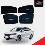 Car Curtain Side Fix Changan Alsvin 2021 With Logo Black