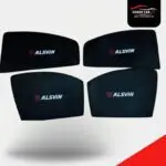 Car Curtain Side Fix Changan Alsvin 2021 With Logo Black - Image 2