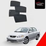 Corolla 2004 Folding Fix Side Car Curtain by SHAAH CAR
