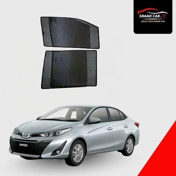 Yaris Folding Fix Side Car Curtain by SHAAH CAR - Image 1
