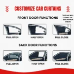 Suzuki Cultus Old Retractable Car Curtains - Image 2